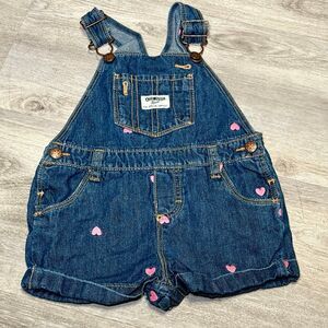 Oshkosh heart 18 month heart overalls‎